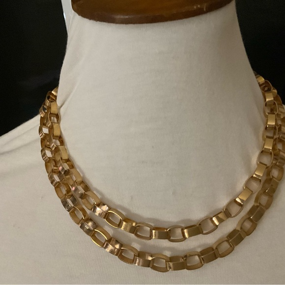 Napier Gold Toned Metal Link Belt Or Necklace Vintage main image 11